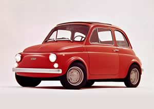 Fiat 500 rossa